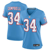 Earl Campbell Women's Oilers Throwback Retired Player Game Jersey - Tennessee Titans Jerseys
