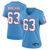 Mike Munchak Women's Oilers Throwback Retired Player Game Jersey - Tennessee Titans Jerseys