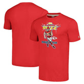 Travis Kelce Homage Unisex NFL Blitz Player Tri-Blend T-Shirt - Kansas City Chiefs T-shirts