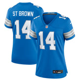 Amon-Ra St. Brown Women's Team Game Jersey - Detroit Lions Jerseys
