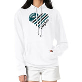 G-III 4Her by Carl Banks Women's Heart Graphic Fleece Pullover Hoodie - Philadelphia Eagles Hoodies