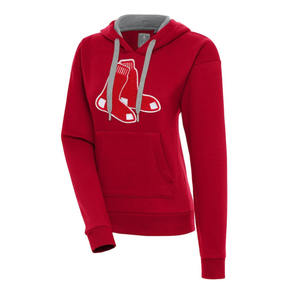 Red Boston Red Sox Antigua Women's Victory Pullover Hoodie