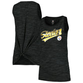 Women's Space Dye Active Tank Top - Pittsburgh Steelers Tops