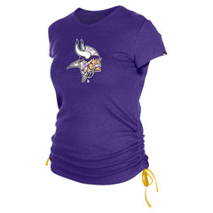 Women's Ruched Side T-Shirt - Minnesota Vikings T-shirts