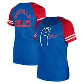 Women's Lace-Up Raglan T-Shirt - Buffalo Bills T-shirts
