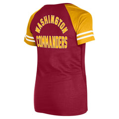 Women's Lace-Up Raglan T-Shirt - Washington Commanders T-shirts