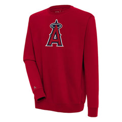 Red Los Angeles Angels Antigua Victory Pullover Sweatshirt