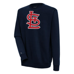 Navy St. Louis Cardinals Antigua Victory Pullover Sweatshirt