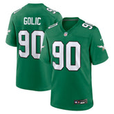 Mike Golic Retired Player Alternate Game Jersey - Philadelphia Eagles Jerseys