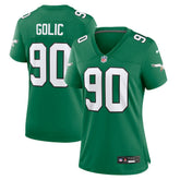Mike Golic Women's Alternate Game Jersey - Philadelphia Eagles Jerseys