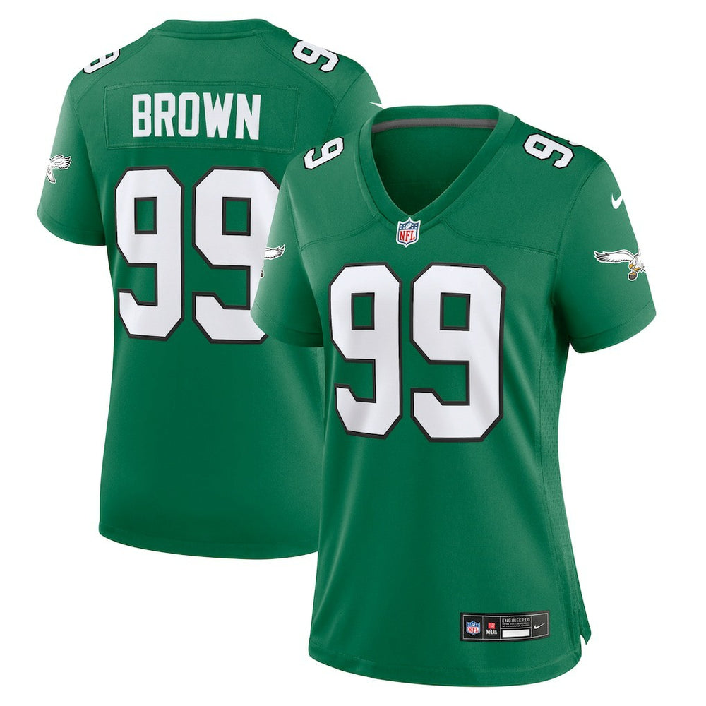 Jerome Brown Women's Alternate Game Jersey - Philadelphia Eagles Jerseys