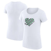 NHL Dallas Stars G-III 4Her by Carl Banks Women's Super-Slim Fit Lightweight Heart T-Shirt