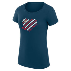 NHL Florida Panthers G-III 4Her by Carl Banks Women's Super-Slim Fit Lightweight Heart T-Shirt