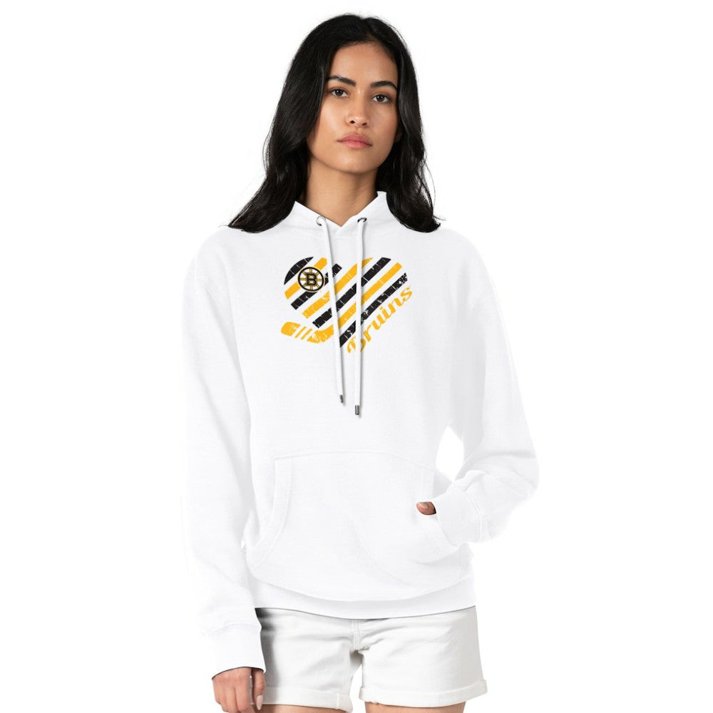 NHL Boston Bruins G-III 4Her by Carl Banks Women's Heart Pullover Hoodie