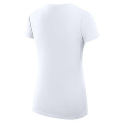 White Milwaukee Brewers G-III 4Her by Carl Banks Women's Super-Slim Fit Lightweight Team Graphic V-Neck T-Shirt