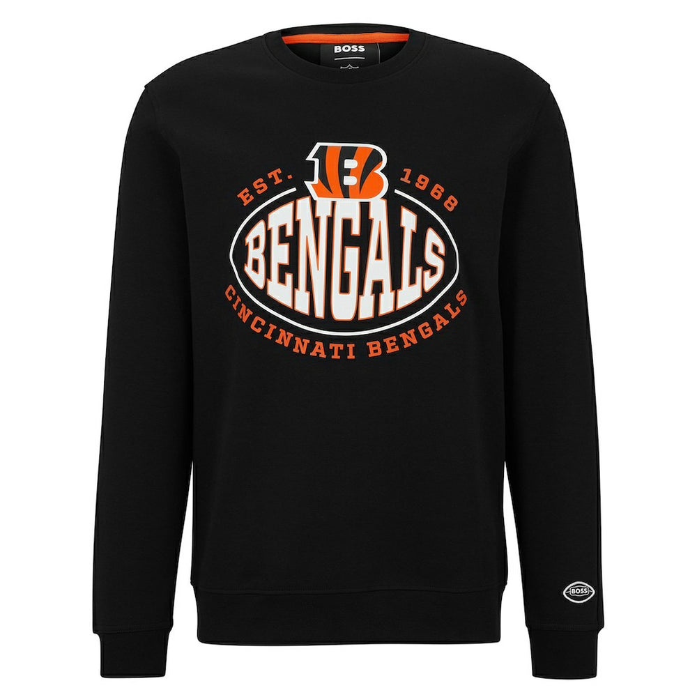 BOSS X NFL Tri-Blend Pullover Sweatshirt - Cincinnati Bengals Pullover