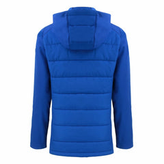 Royal Los Angeles Dodgers Cutter & Buck Women's Evoke Hybrid Eco Softshell Recycled Full-Zip Hoodie Jacket