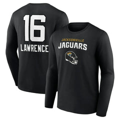 Trevor Lawrence Team Wordmark Long Sleeve T-Shirt - Jacksonville Jaguars T-shirts