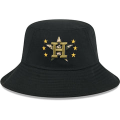 Black Houston Astros New Era 2024 Armed Forces Day Bucket Hat