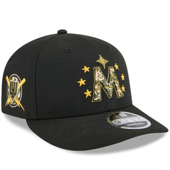 Black Minnesota Twins New Era 2024 Armed Forces Day Low Profile 9FIFTY Snapback Hat