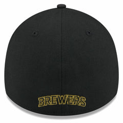 Black Milwaukee Brewers New Era 2024 Armed Forces Day 39THIRTY Flex Hat
