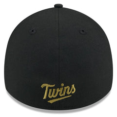 Black Minnesota Twins New Era 2024 Armed Forces Day 39THIRTY Flex Hat