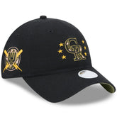 Black Colorado Rockies New Era Women's 2024 Armed Forces Day 9TWENTY Adjustable Hat