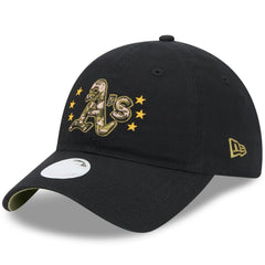Black Athletics New Era Women's 2024 Armed Forces Day 9TWENTY Adjustable Hat