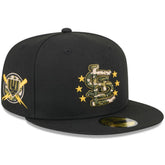 Black St. Louis Cardinals New Era 2024 Armed Forces Day On-Field 59FIFTY Fitted Hat