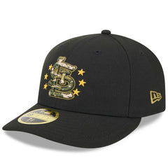 Black St. Louis Cardinals New Era 2024 Armed Forces Day Low Profile 59FIFTY Fitted Hat
