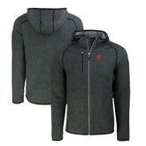 Heather Charcoal San Francisco Giants Cutter & Buck Mainsail Full-Zip Hooded Jacket