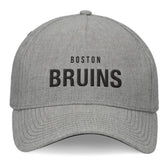 NHL Boston Bruins Fanatics Elements A-Frame Leather Strapback Hat