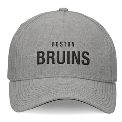 NHL Boston Bruins Fanatics Elements A-Frame Leather Strapback Hat