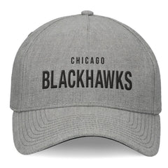 NHL Chicago Blackhawks Fanatics Elements A-Frame Leather Strapback Hat