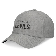 NHL New Jersey Devils Fanatics Elements A-Frame Leather Strapback Hat