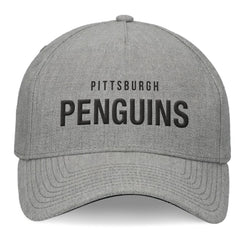 NHL Pittsburgh Penguins Fanatics Elements A-Frame Leather Strapback Hat
