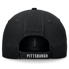 Black Pittsburgh Pirates Fanatics Front Office Ripstop Unstructured Adjustable Hat
