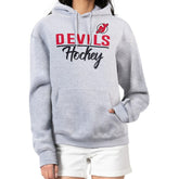NHL New Jersey Devils G-III 4Her by Carl Banks Women's Team Sport Tri-Blend Fleece Hoodie