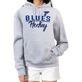 NHL St. Louis Blues G-III 4Her by Carl Banks Women's Team Sport Tri-Blend Fleece Hoodie