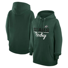 NHL Dallas Stars G-III 4Her by Carl Banks Women's Team Sport Tri-Blend Fleece Hoodie