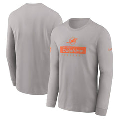 Sideline Dri-FIT Long Sleeve T-Shirt - Miami Dolphins T-shirts