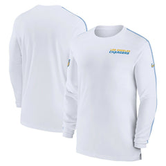 Sideline Coach UV Performance Long Sleeve T-Shirt - Los Angeles Chargers T-shirts