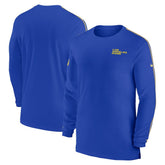 Sideline Coach UV Performance Long Sleeve T-Shirt - Los Angeles Rams T-shirts