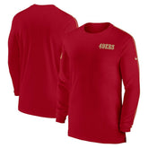 Sideline Coach UV Performance Long Sleeve T-Shirt - San Francisco 49ers T-shirts