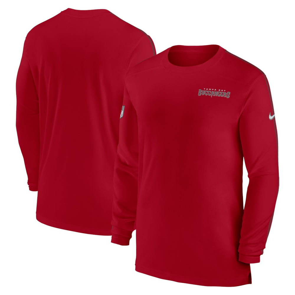 Sideline Coach UV Performance Long Sleeve T-Shirt - Tampa Bay Buccaneers T-shirts