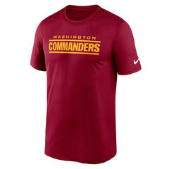 Primetime Legend Wordmark Performance T-Shirt - Washington Commanders T-shirts