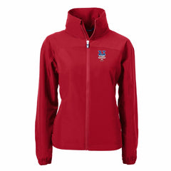 Red New York Mets Cutter & Buck Women's Charter Eco Recycled Full-Zip Jacket