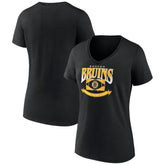 NHL Boston Bruins Women's Slapshot V-Neck T-Shirt
