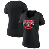 NHL Carolina Hurricanes Women's Slapshot V-Neck T-Shirt