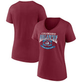 NHL Colorado Avalanche Women's Slapshot V-Neck T-Shirt